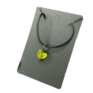 Yellow heart necklace